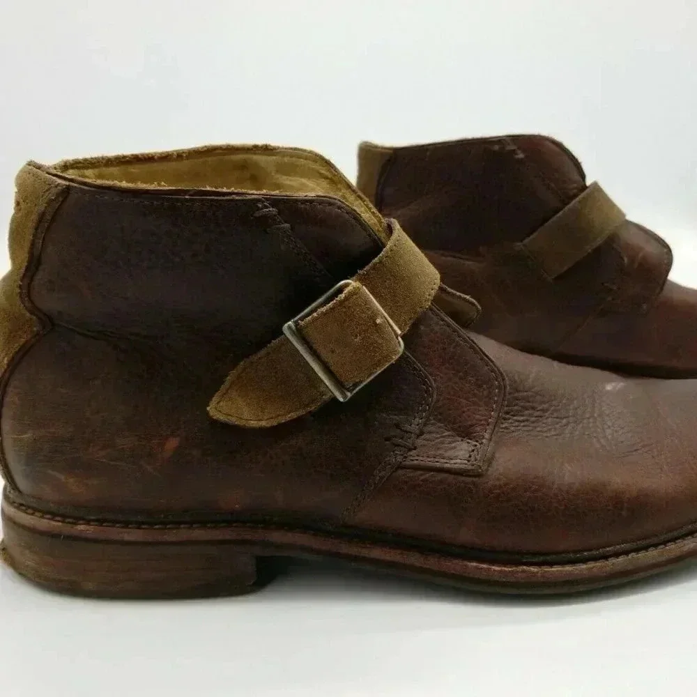 Ugg Australia Graham Leather Brown Buckle Strap